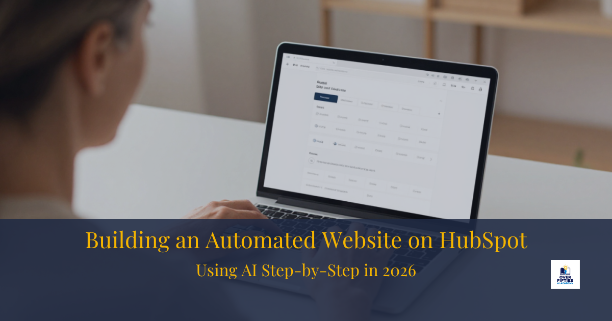 Learn how to build an automated, niche-optimized website on HubSpot using simple AI building blocks. No tech overwhelm or coding required.