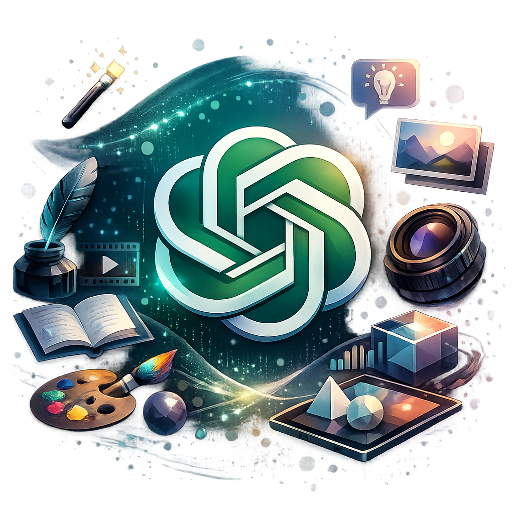 ChatGPT logo representing AI content generation tools