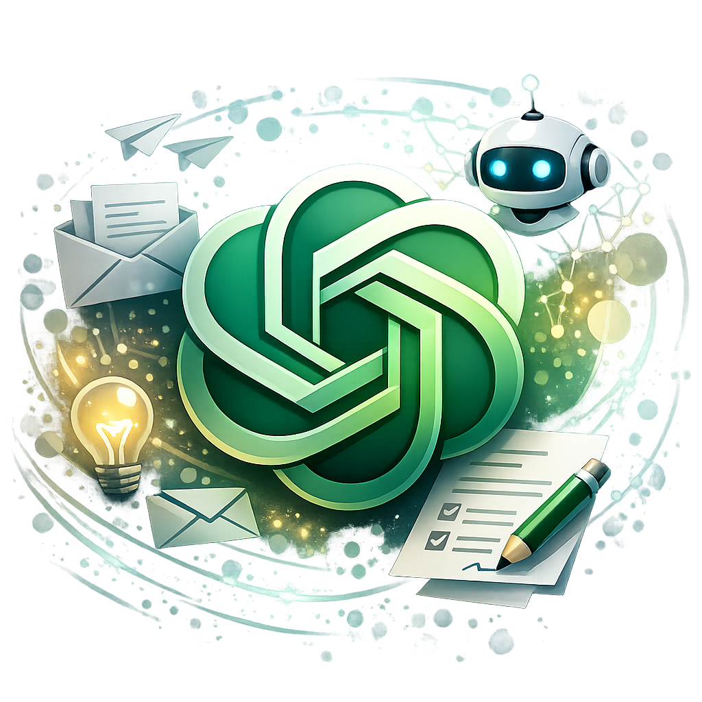 ChatGPT logo representing AI-powered email writing assistance