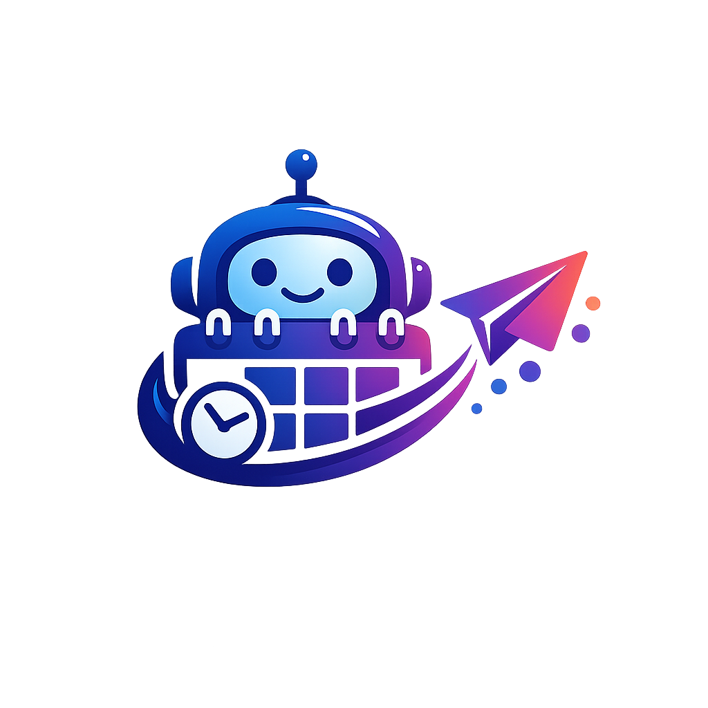 Social media scheduling tool logo for automated posting